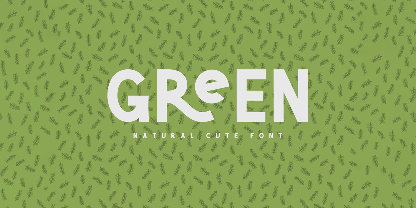 Шрифт Green Narcu